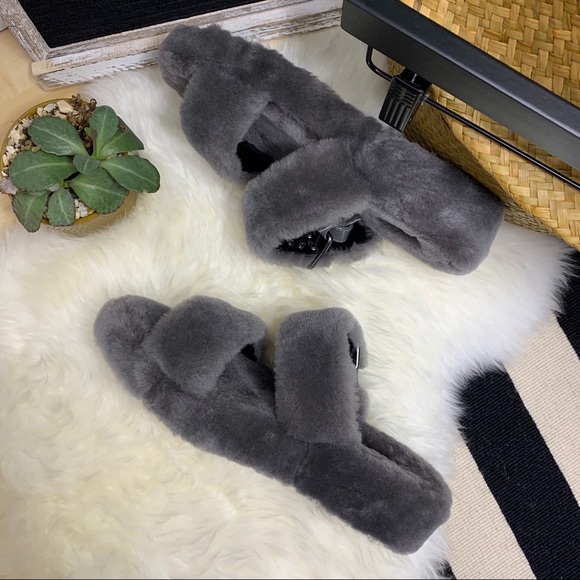 NEW UGG - Fuzz Yeah Slide Sandal 10 - Picture 8 of 13